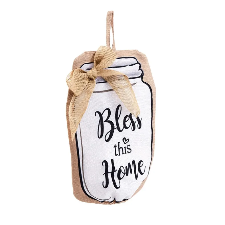 Decorative Grocery Plastic Bag Holder