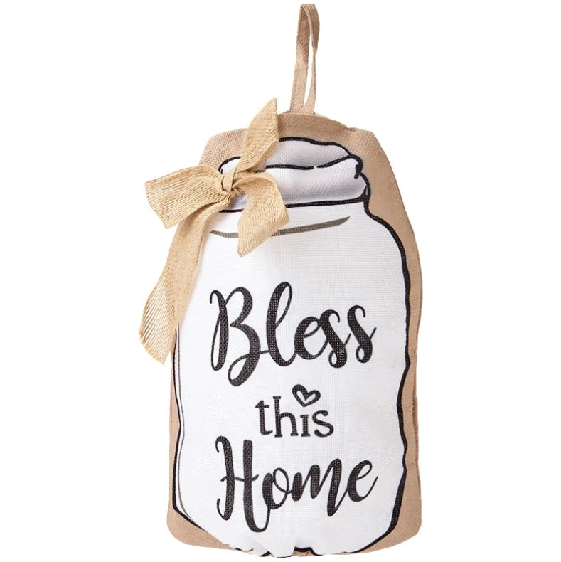 Decorative Grocery Plastic Bag Holder