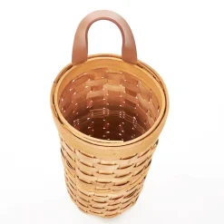 Decorative Grocery Plastic Bag Dispenser - Woven Design