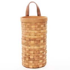 Decorative Grocery Plastic Bag Dispenser - Woven Design
