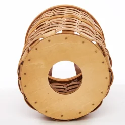 Decorative Grocery Plastic Bag Dispenser - Woven Design