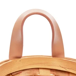 Decorative Grocery Plastic Bag Dispenser - Woven Design