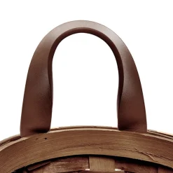 Decorative Grocery Plastic Bag Dispenser - Woven Design