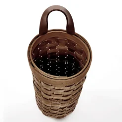 Decorative Grocery Plastic Bag Dispenser - Woven Design