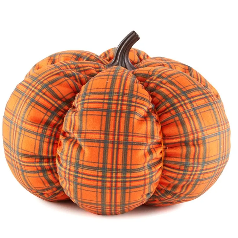 Decorative Harvest Plush Pumpkin