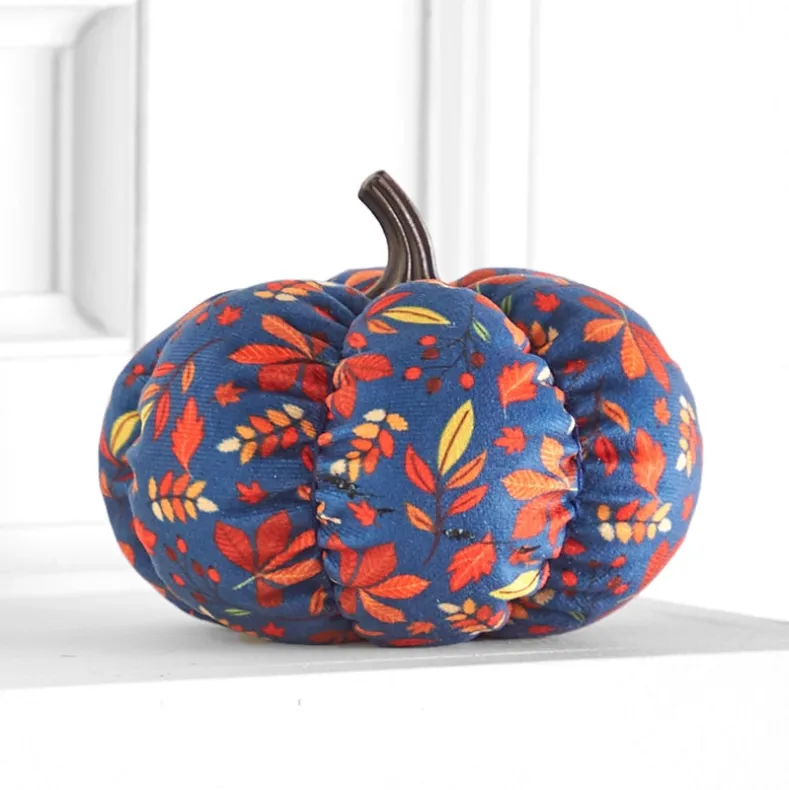 Decorative Harvest Plush Pumpkin