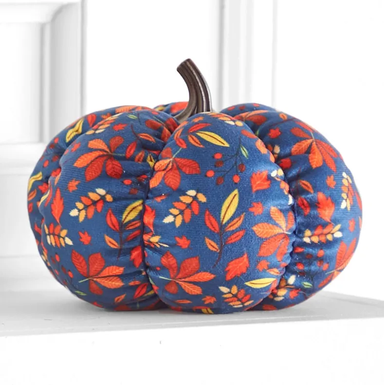 Decorative Harvest Plush Pumpkin