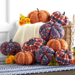 Decorative Harvest Plush Pumpkin
