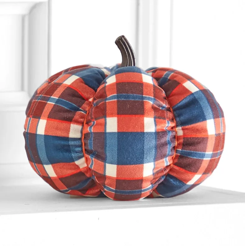 Decorative Harvest Plush Pumpkin