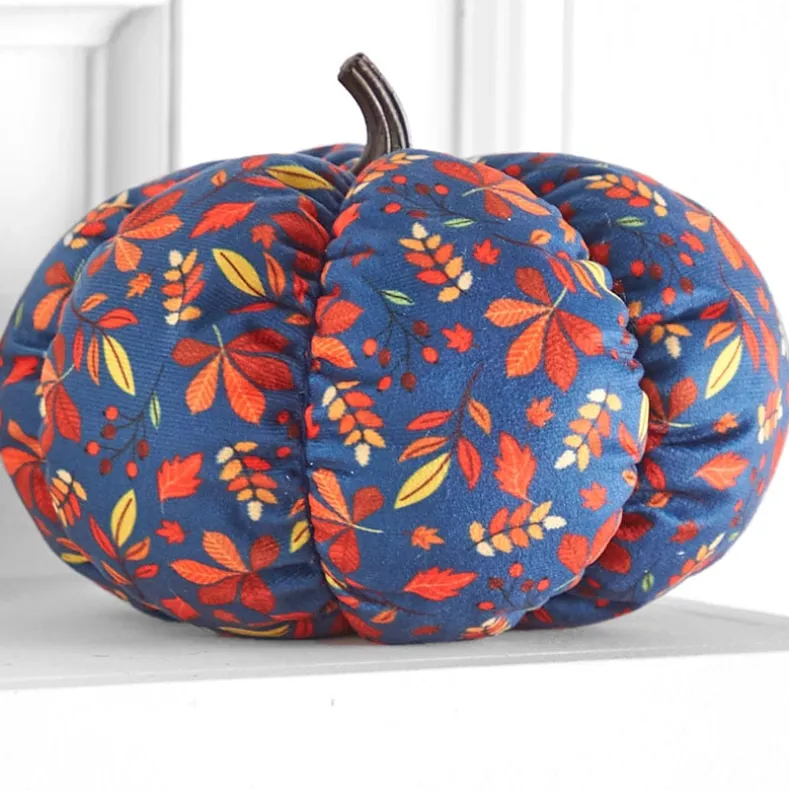 Decorative Harvest Plush Pumpkin