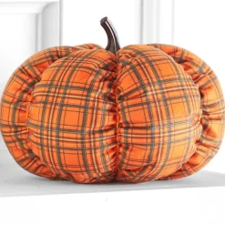 Decorative Harvest Plush Pumpkin