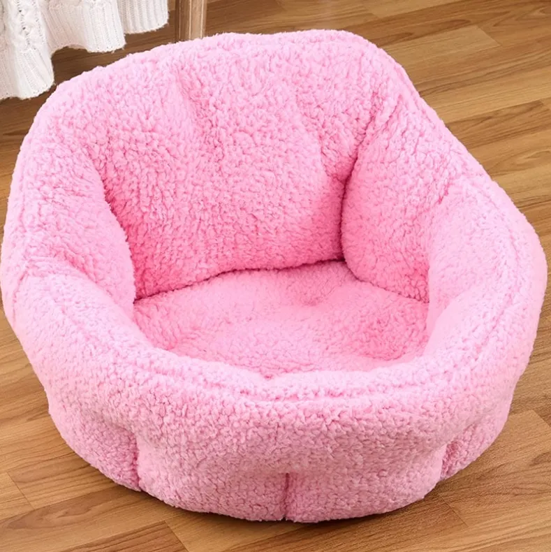 Deep-Dish Sherpa Pet Bed