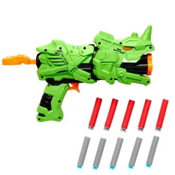 Dino Foam Dart Blaster - 4 Dart Capacity for Ultimate Target Practice Fun