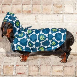 Dog Rain Poncho - Water-Resistant with Secure Belly Strap
