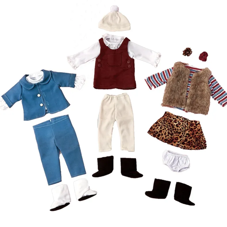 Doll Outfits, Set of 3 or Shoe Set for 18" Doll