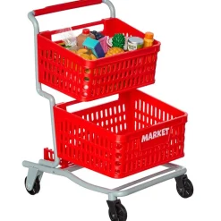 18" Doll Shopping Cart With Food Accessories