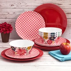 Dolly Parton Country Melamine Dinnerware Set - 12-Pc.