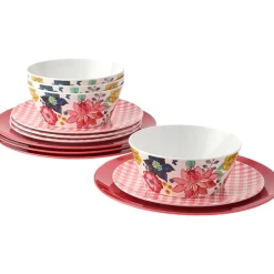Dolly Parton Country Melamine Dinnerware Set - 12-Pc.