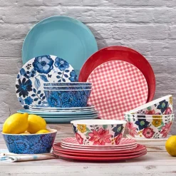 Dolly Parton Country Melamine Dinnerware Set - 12-Pc.