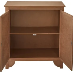2-Door Cabinet with Circle Design