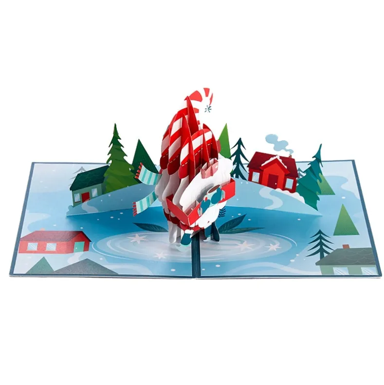 3-D Pop-Up Holiday Greeting Card