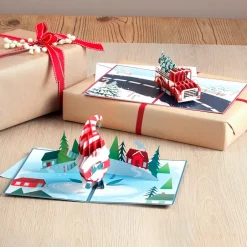 3-D Pop-Up Holiday Greeting Card