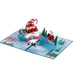 3-D Pop-Up Holiday Greeting Card