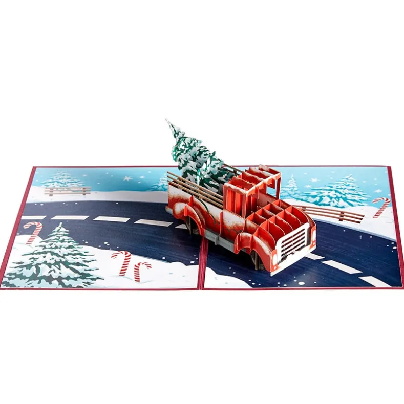 3-D Pop-Up Holiday Greeting Card