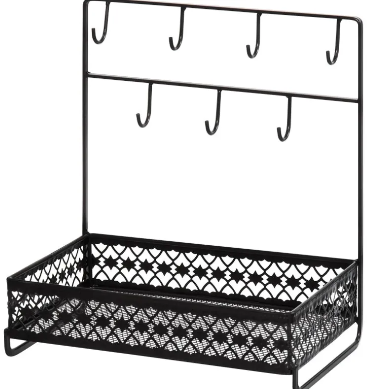 Dresser Top Organizer with Hooks