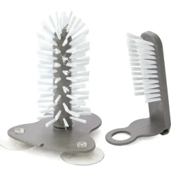 Drinkware Cleaner with Brush and Suction Base