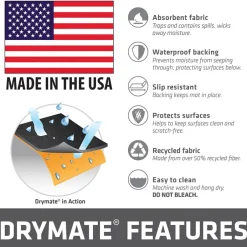 Drymate Gun Cleaning Pad Super Absorbent, Waterproof and Compact Storage