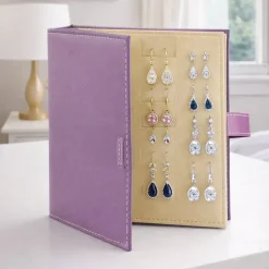 Earring Organizer Book Portable Earring Holder 36 Pairs