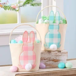 Easter Basket Bucket Bunny Fabric