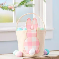 Easter Basket Bucket Bunny Fabric