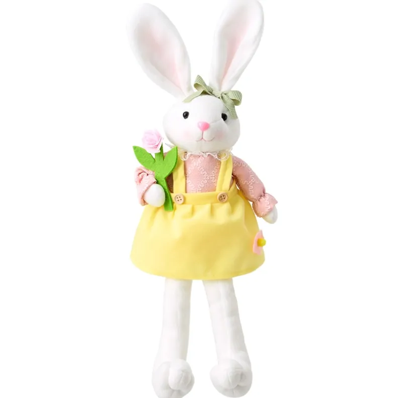 Easter Country Bunnies, Decorative Carrot Garland, or Carrot Wreath