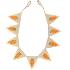 Easter Country Bunnies, Decorative Carrot Garland, or Carrot Wreath