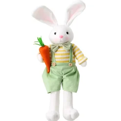 Easter Country Bunnies, Decorative Carrot Garland, or Carrot Wreath