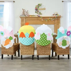 Easter Decorative Dining Chair Covers Set of 2