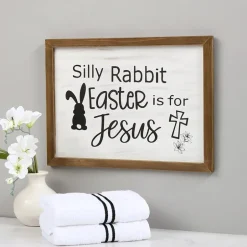 Easter Decor - Silly Rabbit Sign or Tissue Box Cover