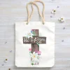 Easter He Is Risen Tote
