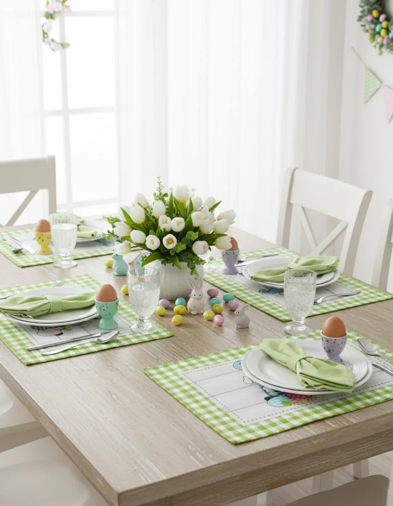 Easter Table Set of 4 Placemats