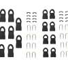 Easy Fix Zipper Pulls Plastic Replacement Sliders Set of 16