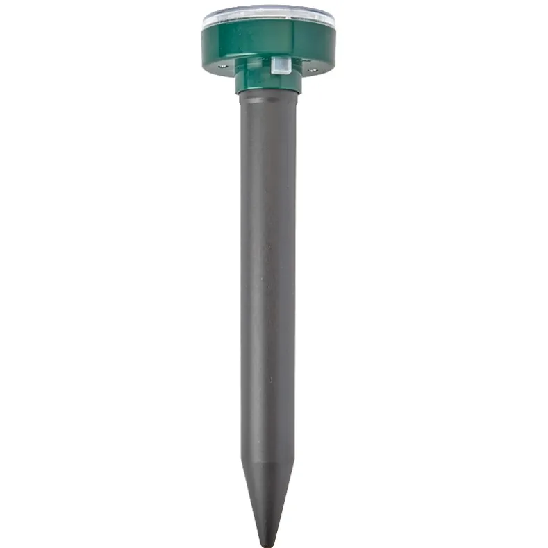 Eco-Friendly Rounded Solar Mole Repellant Stakes-Set of 4