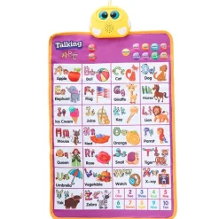 Educational Wall Chart - Learn the Alphabet, Numbers, with Sound Features