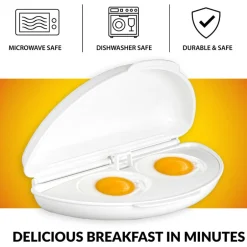 Egg 'n Omelet Cooker - Quick and Fluffy Omelets in Your Microwave