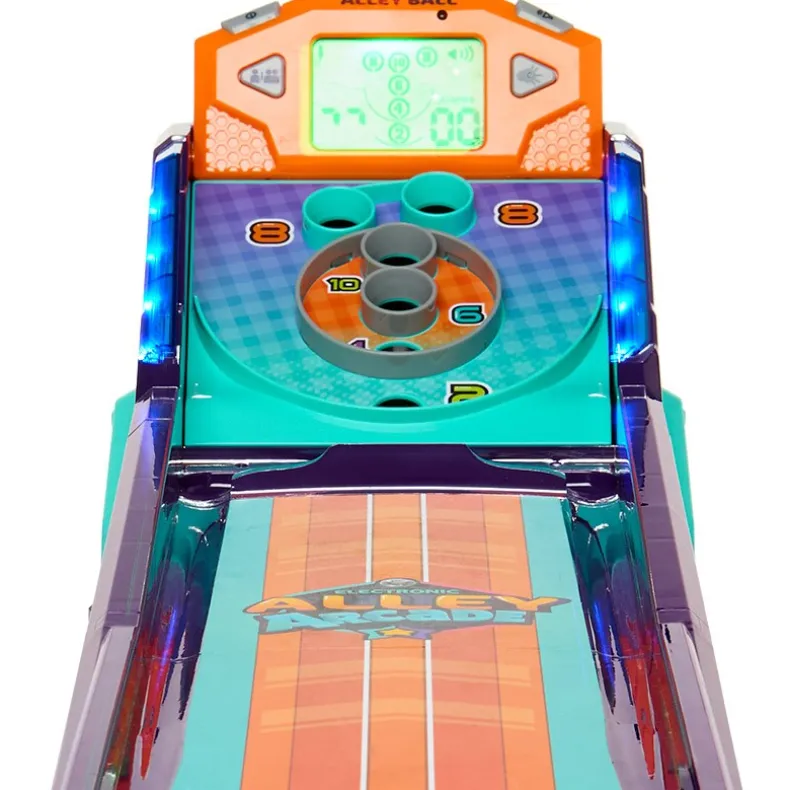 Electronic Alley Arcade Game - Fun Rolling Action with Lights and Sound