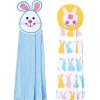 Embroidered Bunny Kitchen Towels Set of 2
