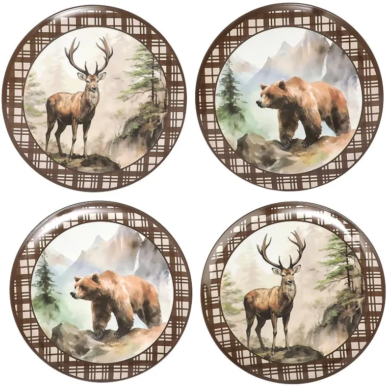 Enchanting Lodge Luxe Wilderness Dinner Plates - Set of 4