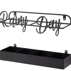 Entryway Wall-Mounted Umbrella Stand - 4 Slots