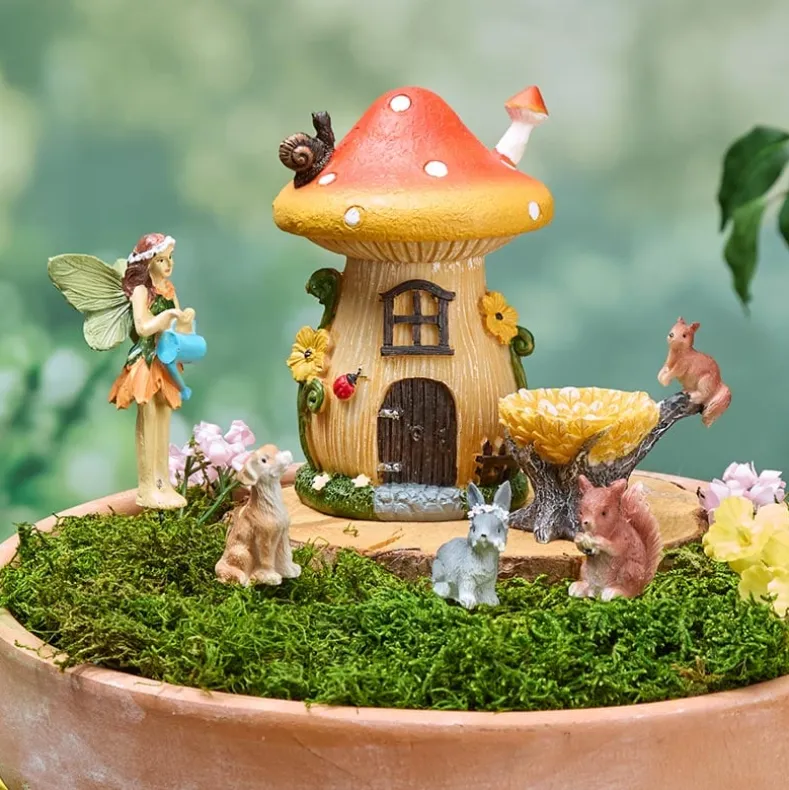 Fairy Garden Figures - Set of 6